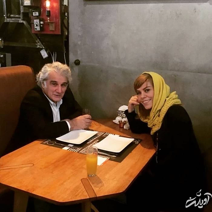 مهنوش صادقی و همسرش